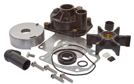 Johnson | Evinrude | OMC | Water Pump Kit With Housing (With Plastic Wedge Key)|439077 - MarinePartsCo - 96 - 365 - 01BK